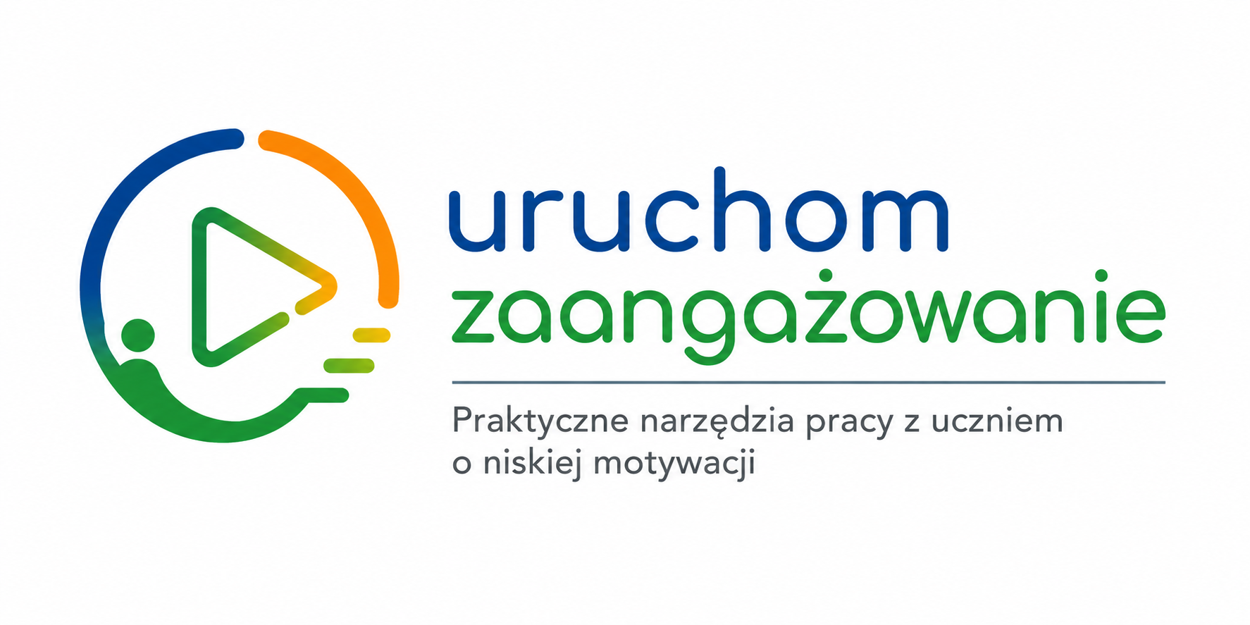 Logo: Uruchom zaangażowanie — uczeń, który nie chce się uczyć